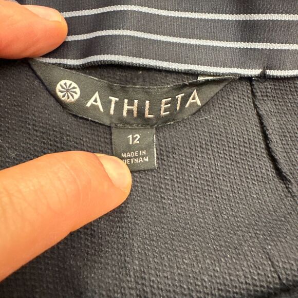 Athleta Wander Slim Cargo Outdoor Pants Womens 12 Black High Rise Stretch 32x28 - Picture 6 of 15